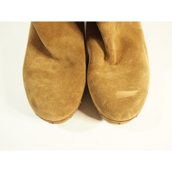 Ugg Amoret Leather Suede Sheepskin Lined Chunky Heel Boots, Size 8 (US) - Picture 5 of 8